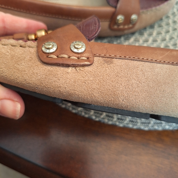 Preppy Ellen Tracy leather loafer with tassels 6.5 - Picture 7 of 17